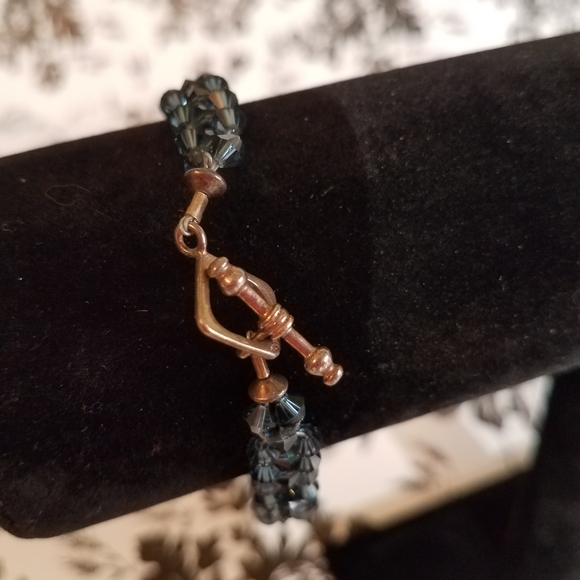 Blue weaved bracelet jlp6 - Picture 3 of 5